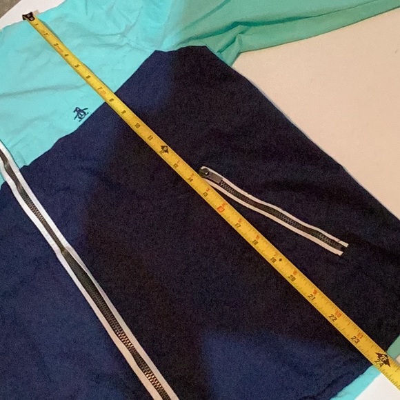 Penguin by Munsingwear windbreaker jacket,Small, zipper pockets,Velcro close,Sm - Picture 13 of 16